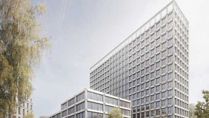 Außenansicht des Siegerbeitrags im Architektenwettbewerb zum BürgerRatHaus. Foto: agn Niederberghaus & Partner GmbH