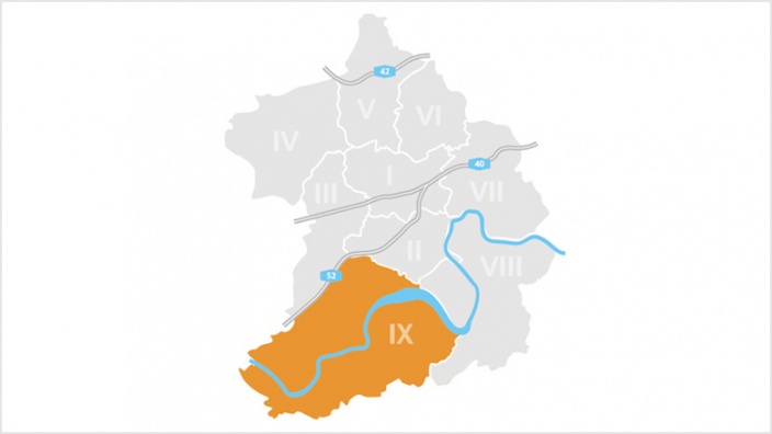 Bezirk IX: Werden, Kettwig und Bredeney